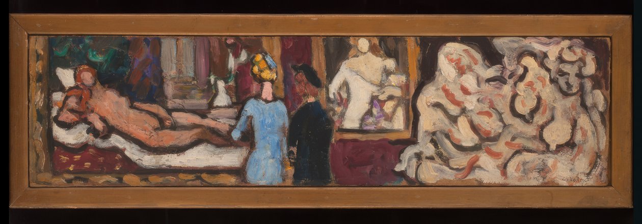 Studies over Titiaans Venus van Urbino en over flora, gemaakt tijdens de tentoonstelling "Italiaanse kunst" in het Petit Palais. door Louis Valtat