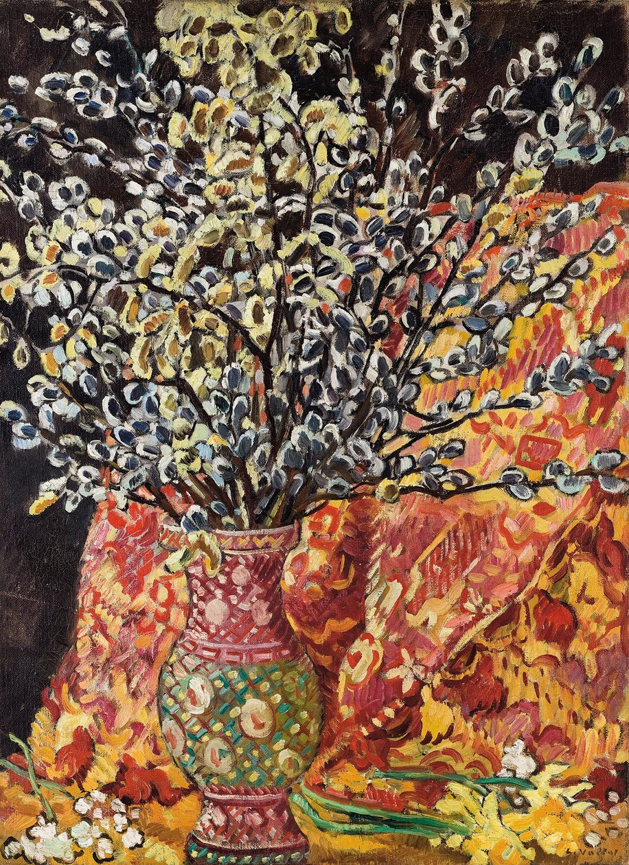 Vaas met Bloemen door Louis Valtat