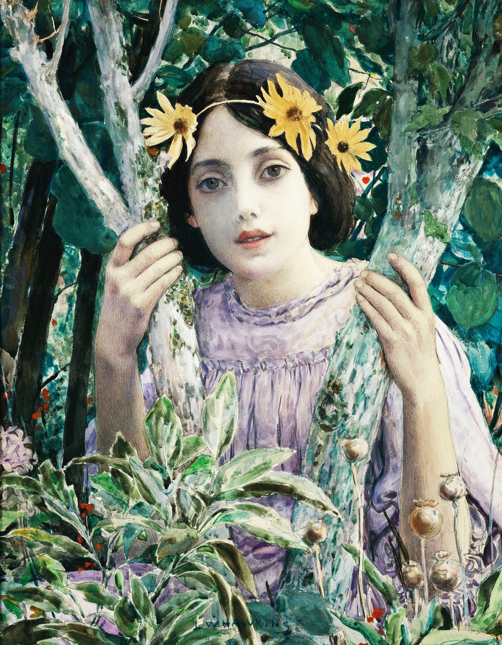 Idylle door Louis Welden Hawkins