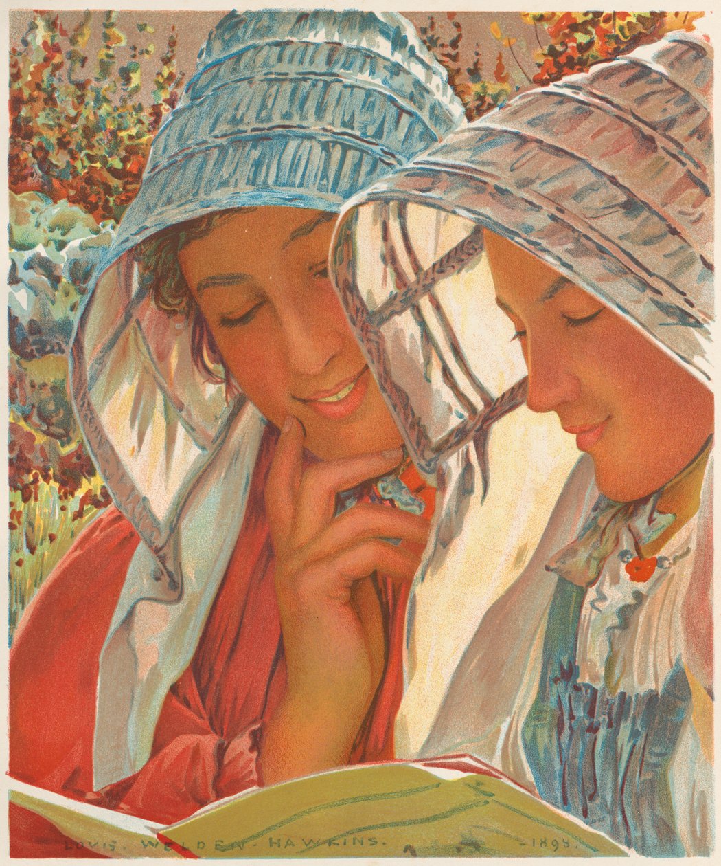 LEstampe Moderne: Liseuses door Louis Welden Hawkins