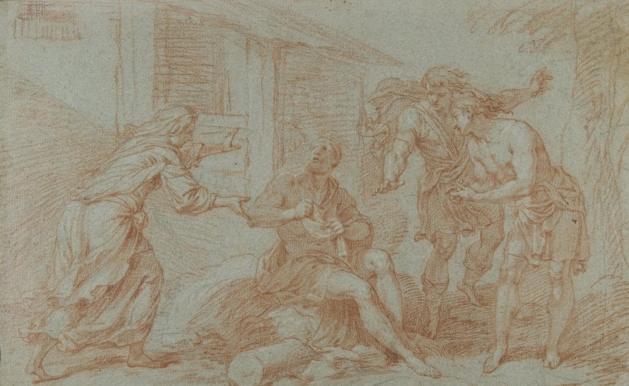 Socrates Neemt de Gifbeker door Louis de Boullogne the Younger