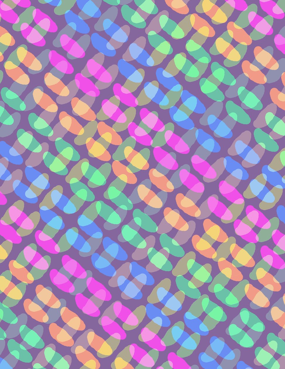 Gestippeld Ruitjespatroon, 2011 (digitaal) door Louisa Hereford