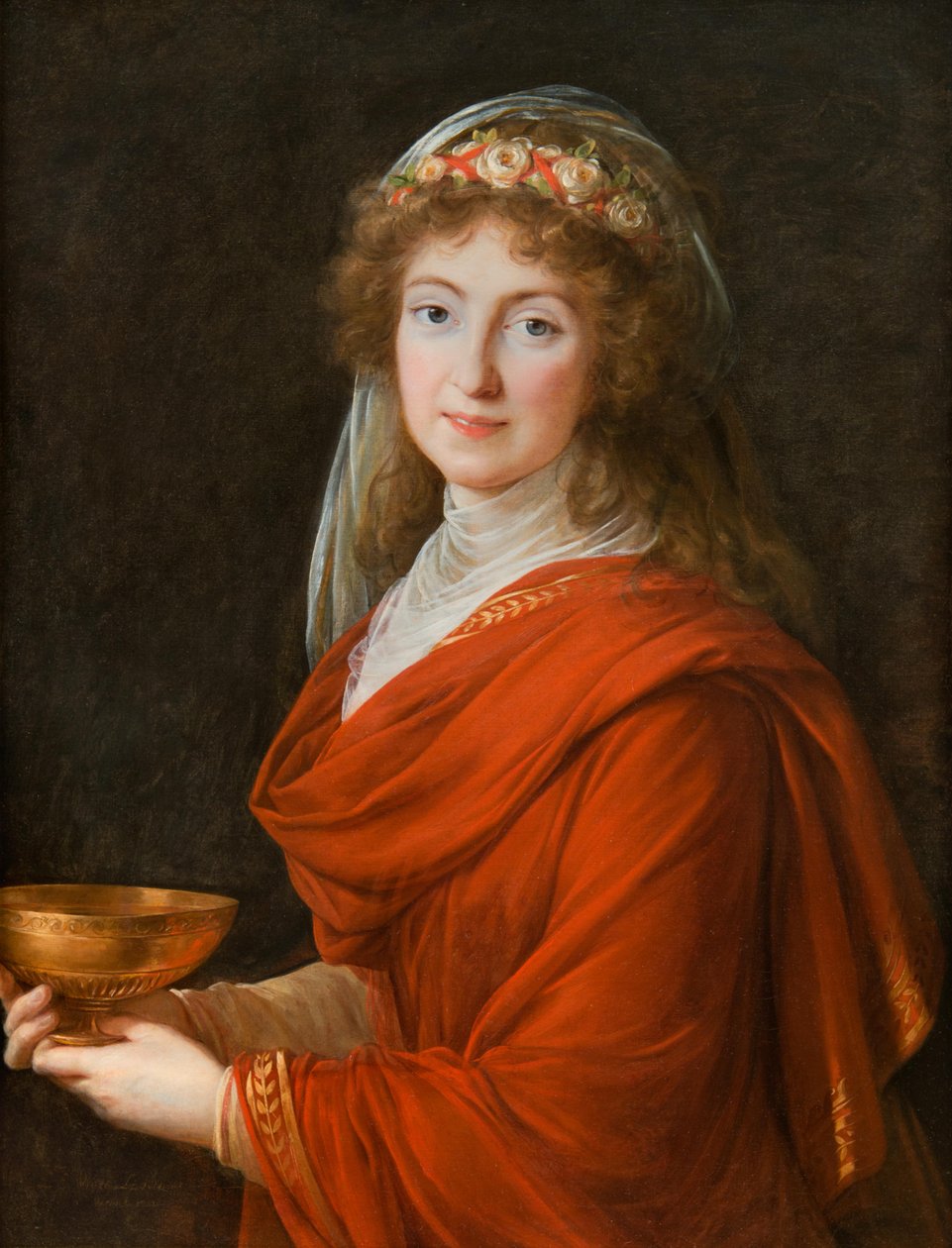 Adam Williams Fine Art Ltd Portret van de gravin Siemontkowsky Bystry door Elisabeth Louise Vigee-Lebrun