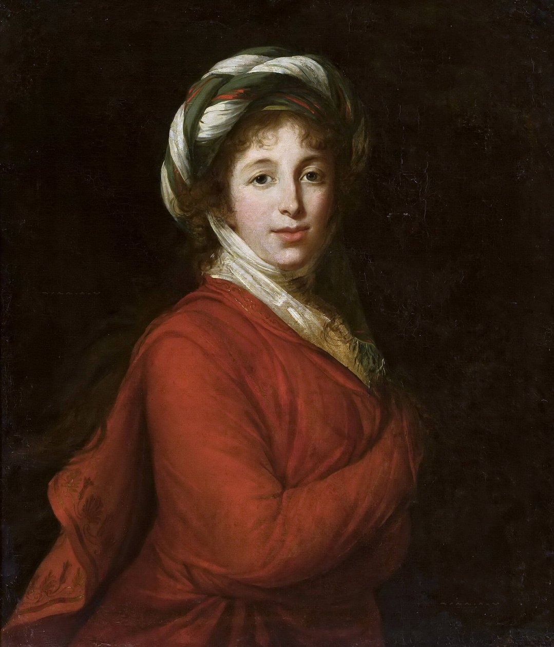 Portret van Gravin Helena Radziwill, geboren Przezdziecka door Elisabeth Louise Vigee Lebrun