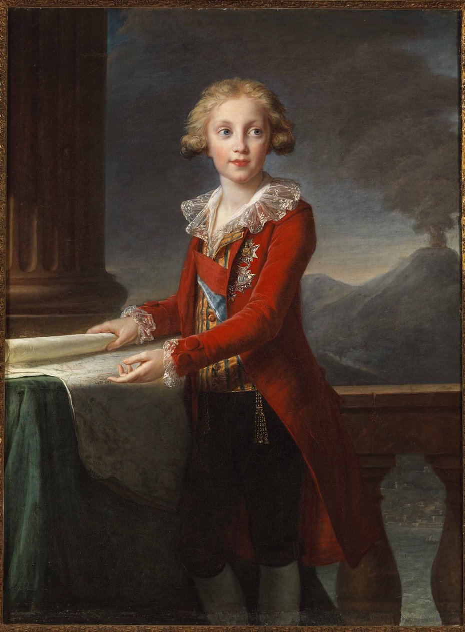 Portret van Koning Frans I van de Twee Siciliën 1777-1830, 1790 door Elisabeth Louise Vigee Lebrun