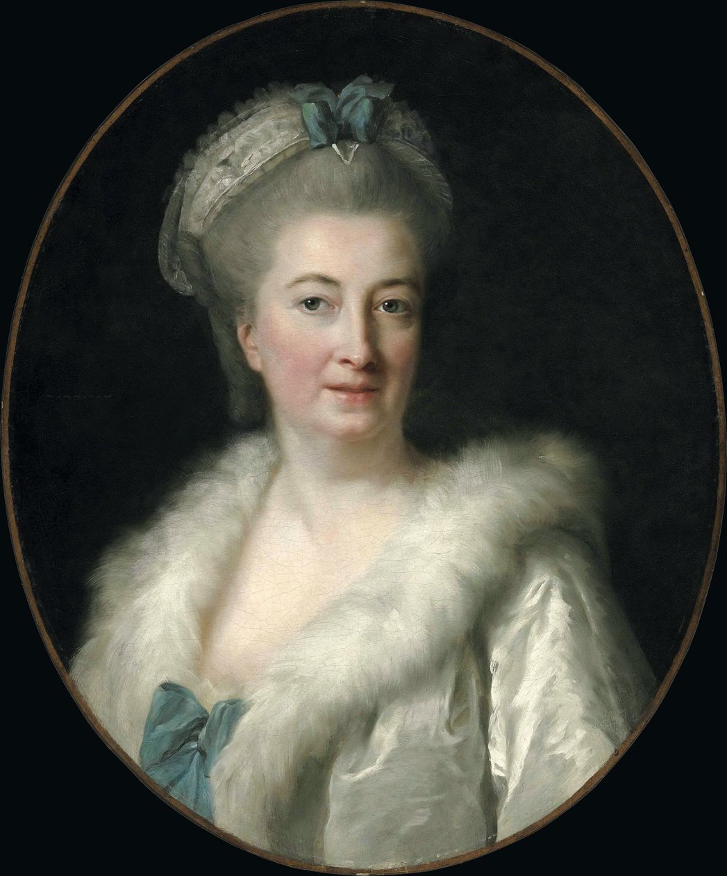 Portret van de moeder van de kunstenaar, Madame Le Sèvre, née Jeanne Maissin 1728-1800, ca 1778. door Elisabeth Louise Vigee Lebrun