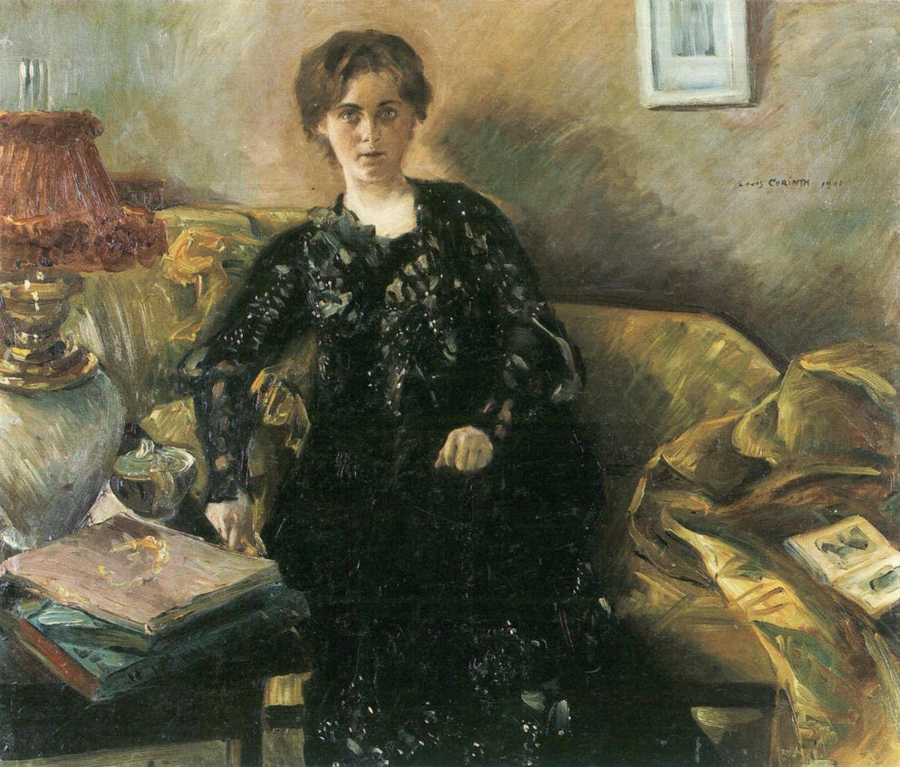 Portret van mevrouw Korfiz Holm door Lovis Corinth