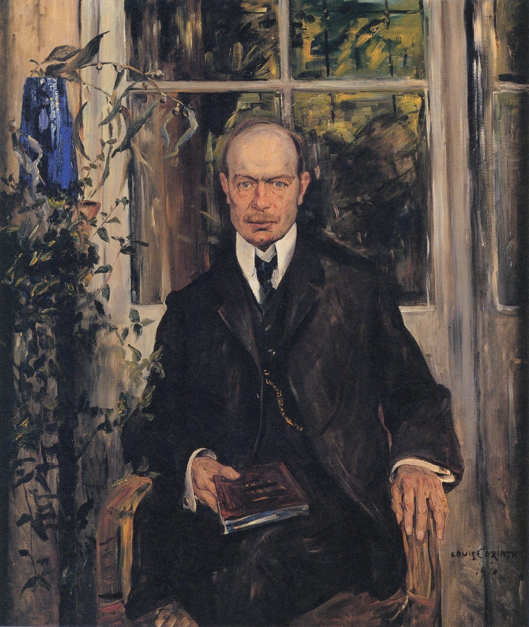 Portret Henry B. Simms door Lovis Corinth