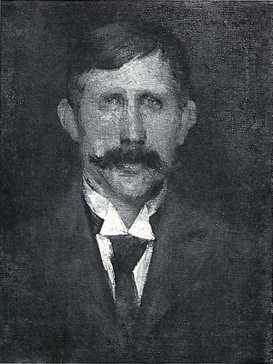 Portret van meneer Fehleisen door Lovis Corinth