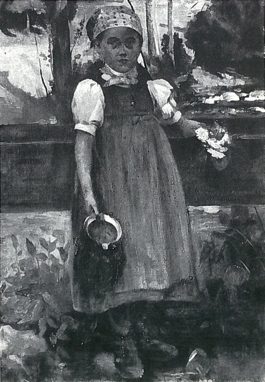 Schwarzwaldmeisje Marien door Lovis Corinth