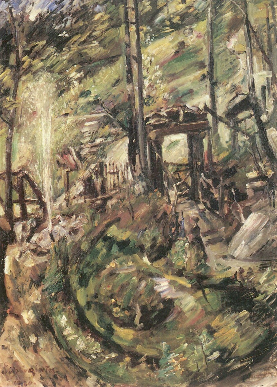 Walchensee, Springbrunnen door Lovis Corinth