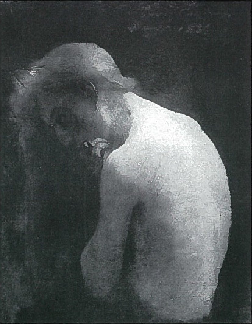 Vrouwelijke halfnaakt door Lovis Corinth