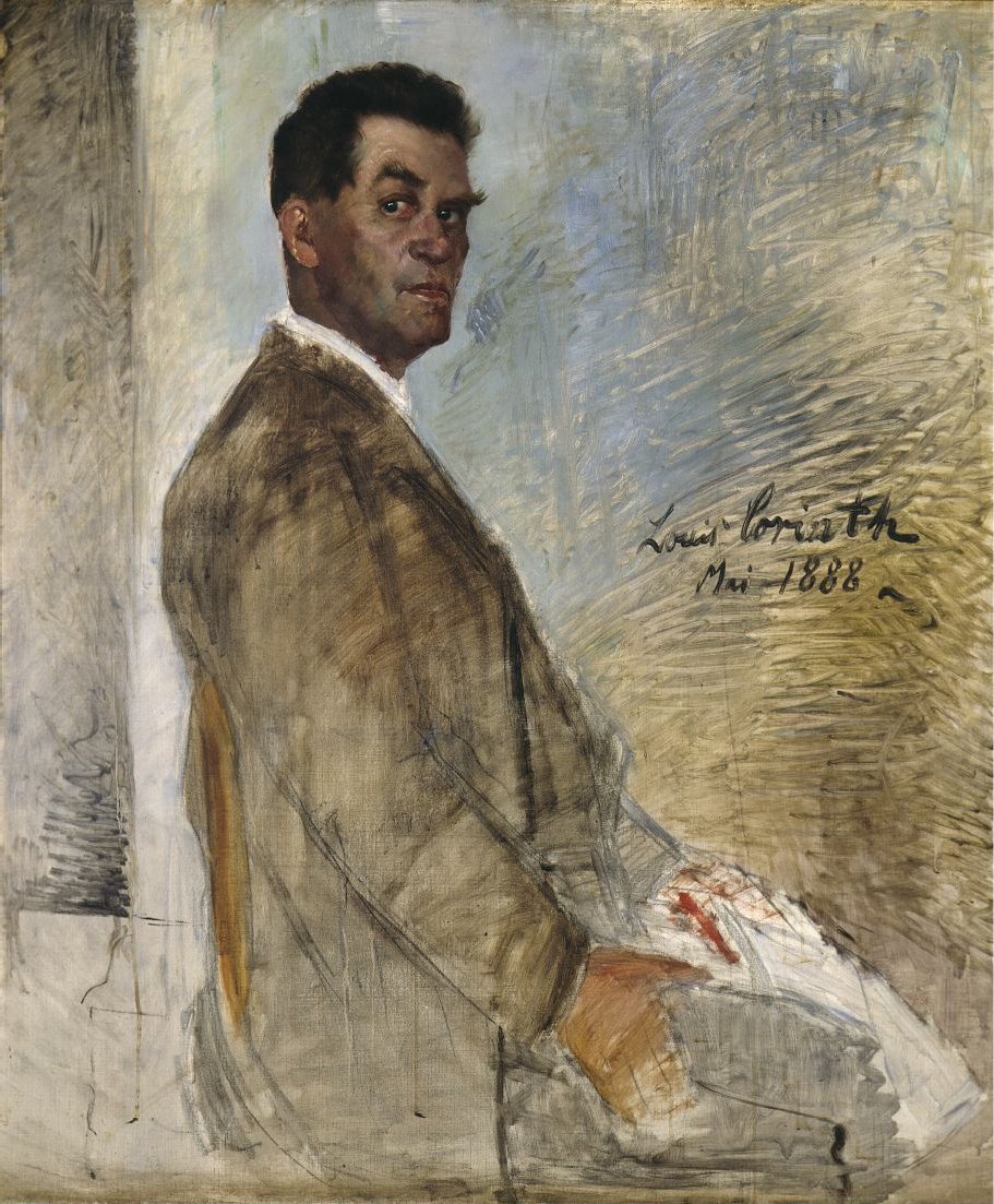 Portret van Franz Heinrich Corinth, de vader van de kunstenaar door Lovis Corinth