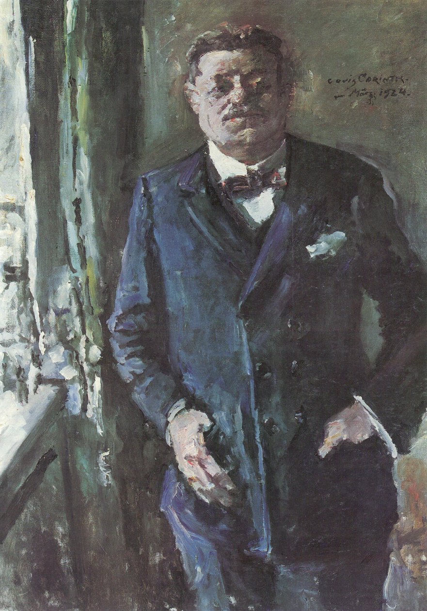Portret van de Rijksvoorzitter, Friedrich Ebert door Lovis Corinth