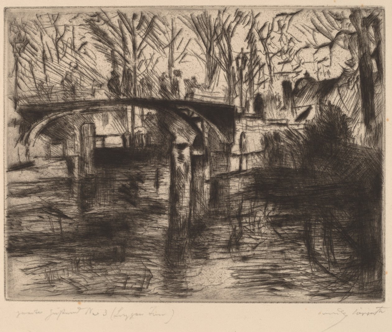 Aus Dem Tiergarten, 1920 door Lovis Corinth