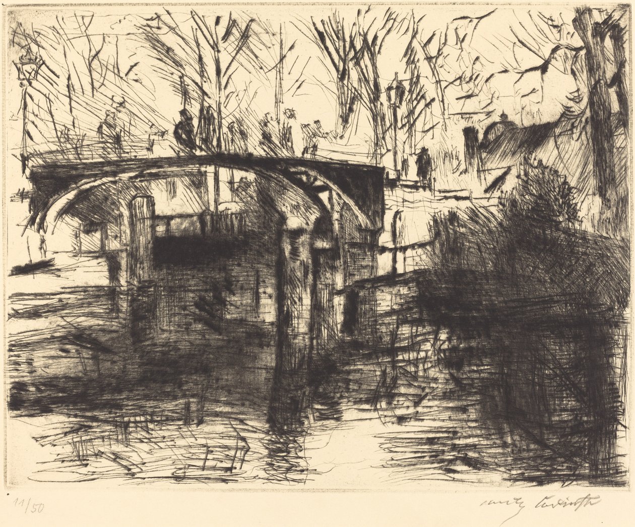 Uit de Tiergarten door Lovis Corinth