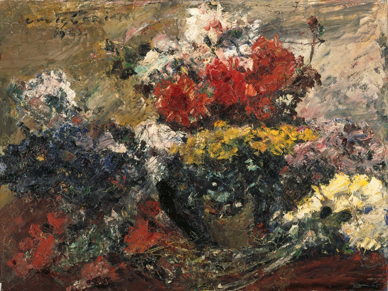 Herfstbloemen door Lovis Corinth
