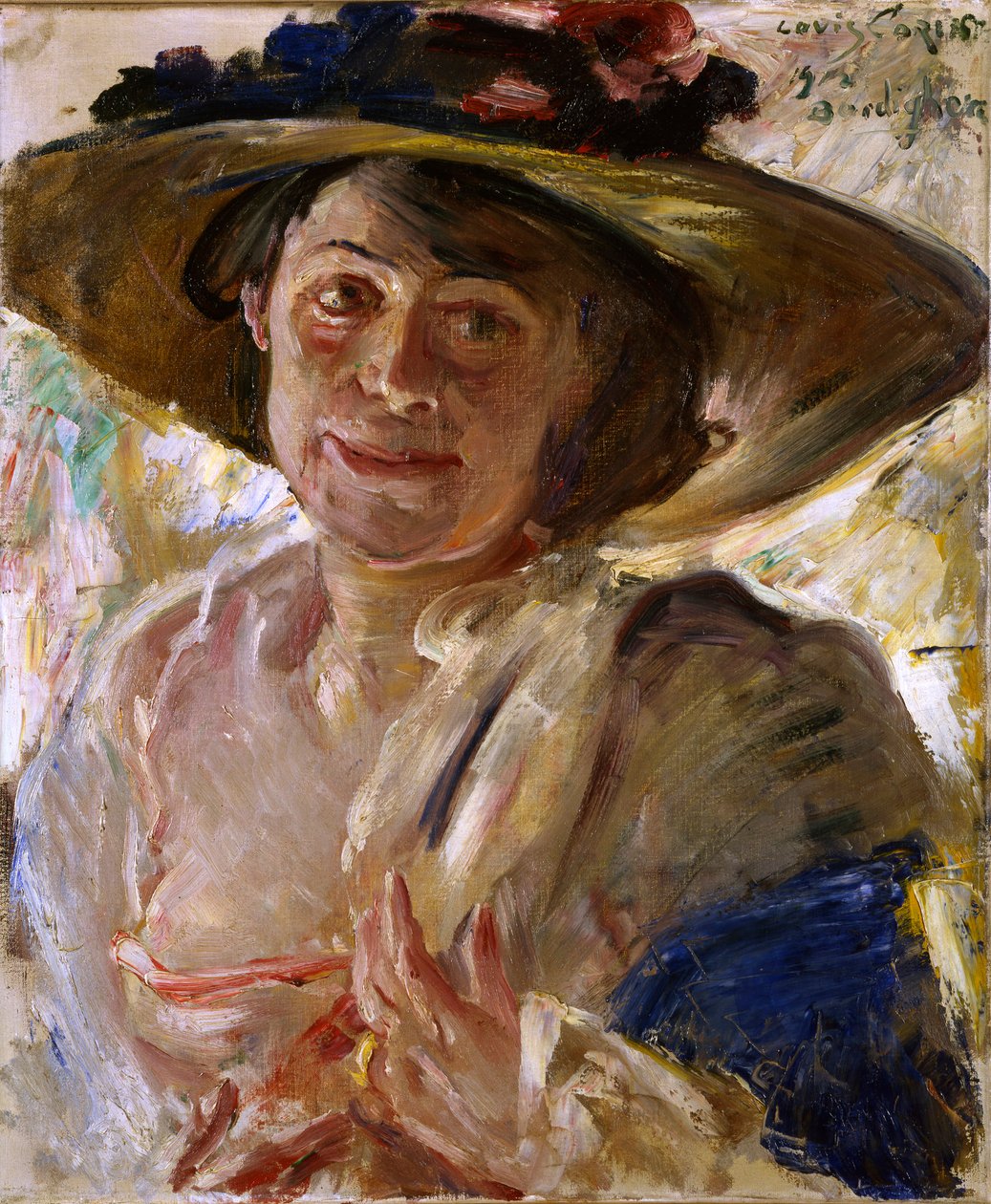 Portret van de echtgenote door Lovis Corinth