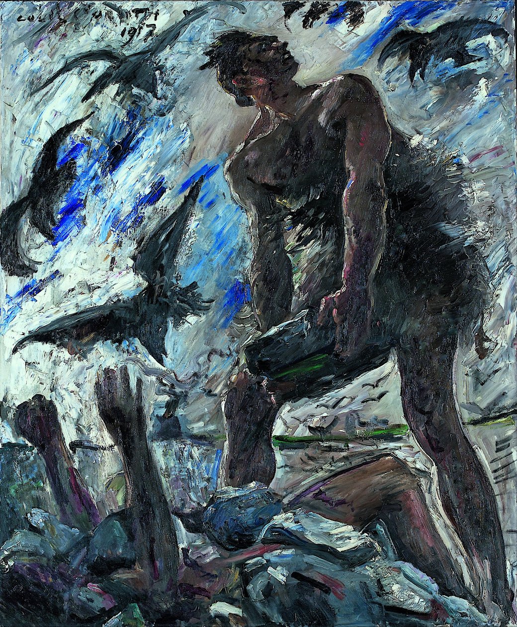 Kaïn door Lovis Corinth