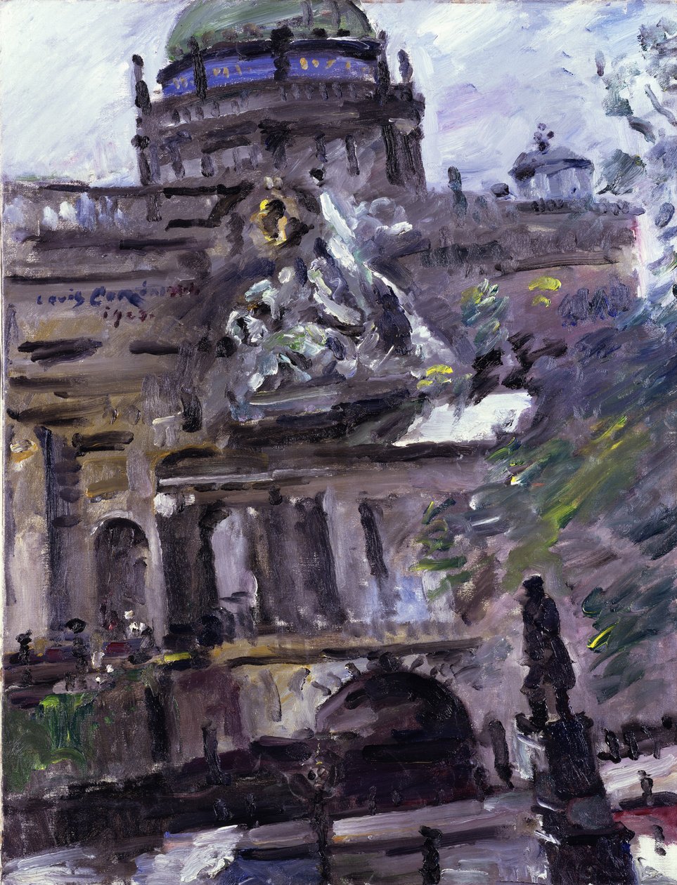 Het Berliner Schloss gezien vanaf de Darmstädter Bank door Lovis Corinth