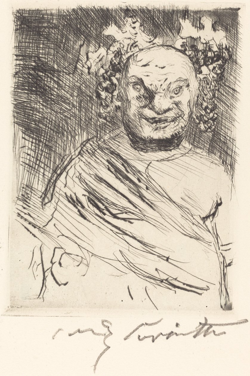 Het Banket van Trimalchio: pl. I door Lovis Corinth