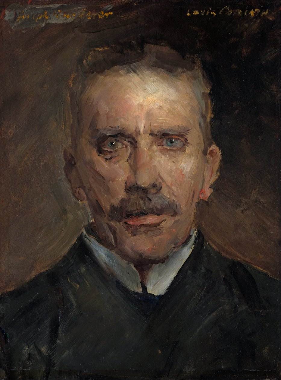 De dichter Josef Ruederer door Lovis Corinth