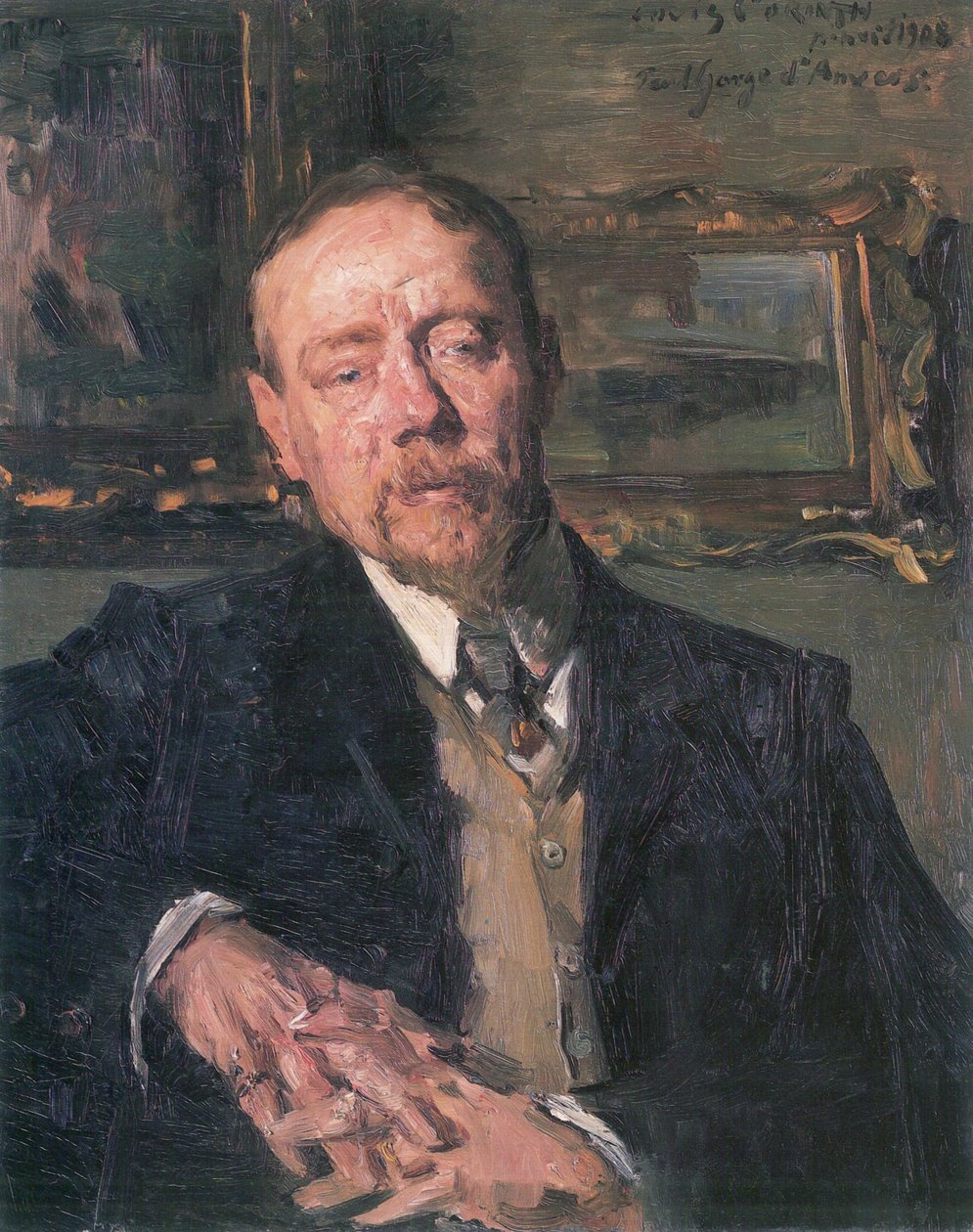 De schilder Paul Gorge door Lovis Corinth