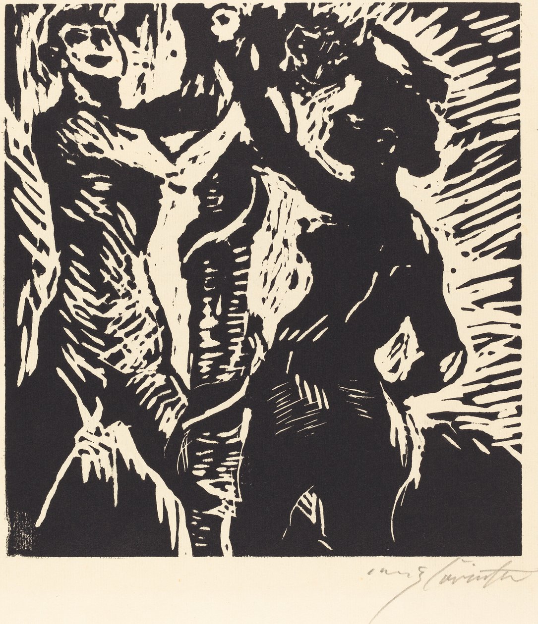 De Zondeval, 1919 door Lovis Corinth