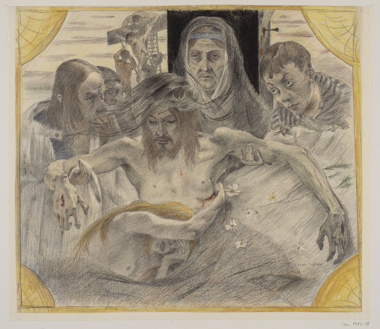 De kruisafneming van Christus door Lovis Corinth