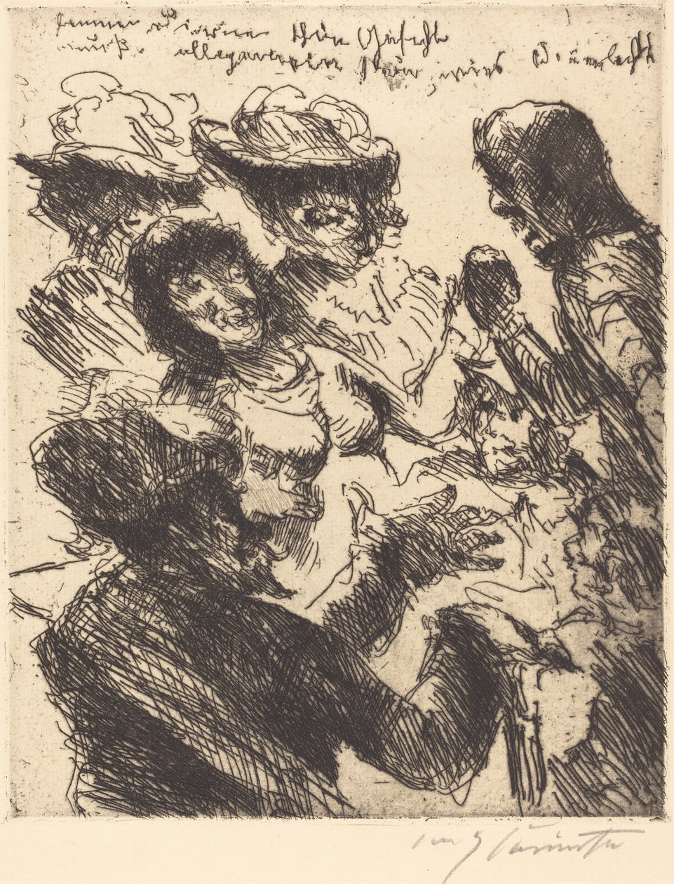 Een Mooi Meisjesgezicht is als het Zonlicht door Lovis Corinth