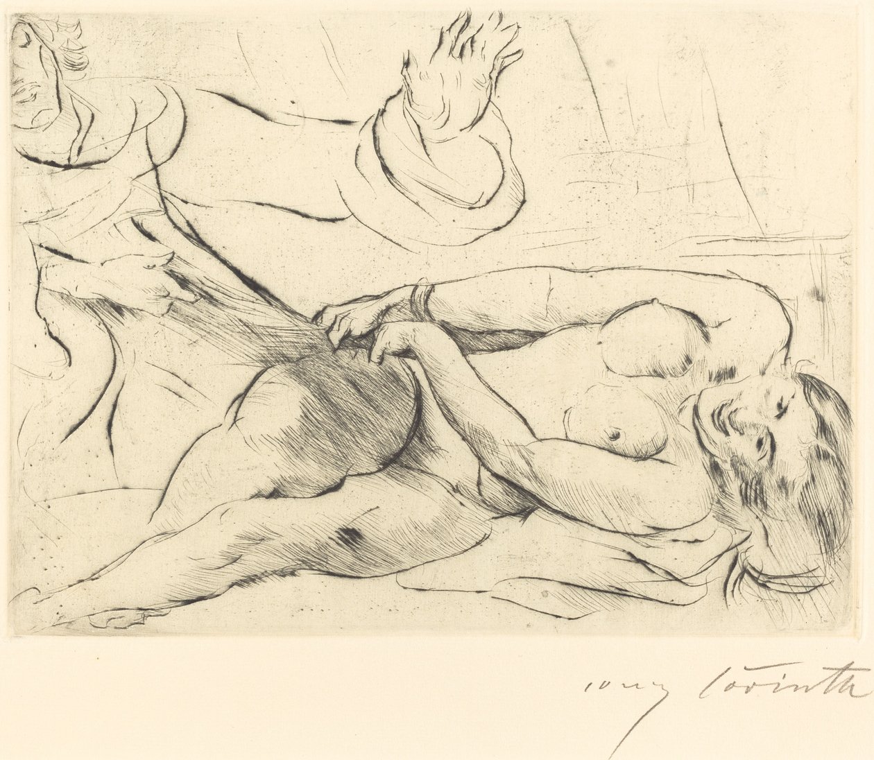 Jozef en de vrouw van Potifar II, 1915 door Lovis Corinth