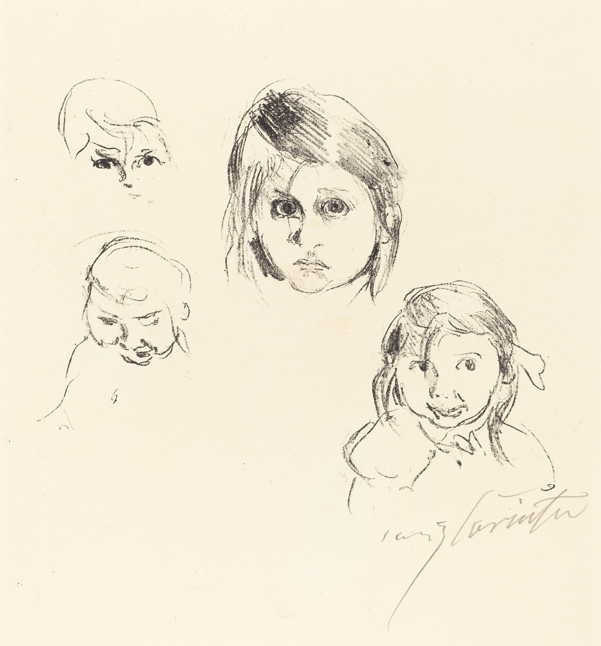 Kinderkoppen, 1914 door Lovis Corinth