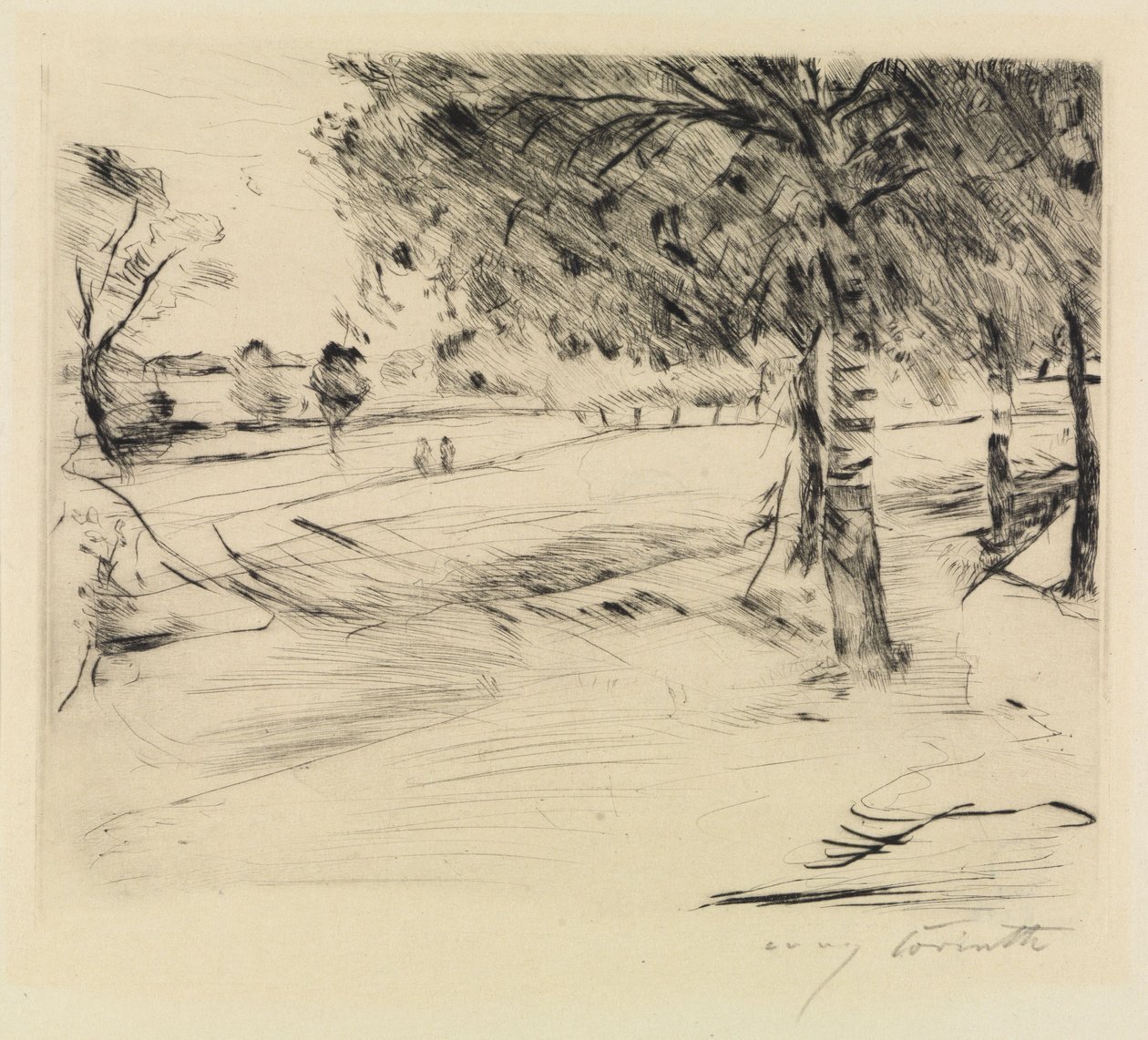 Landschap door Lovis Corinth