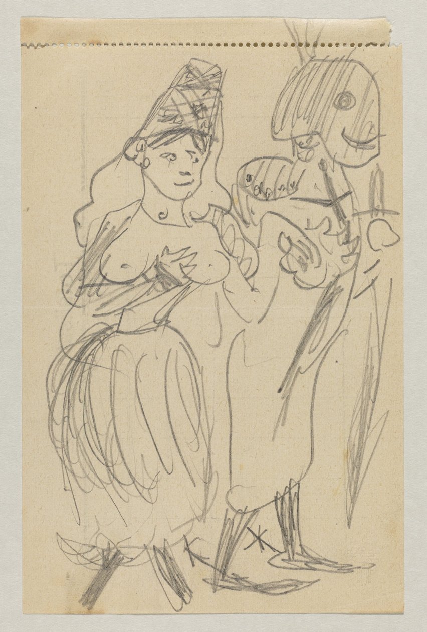 Lovis Corinth aan Carl Strathmann door Lovis Corinth