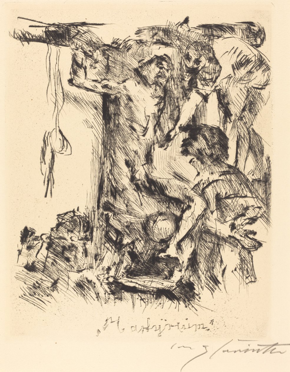 Martelaarschap door Lovis Corinth