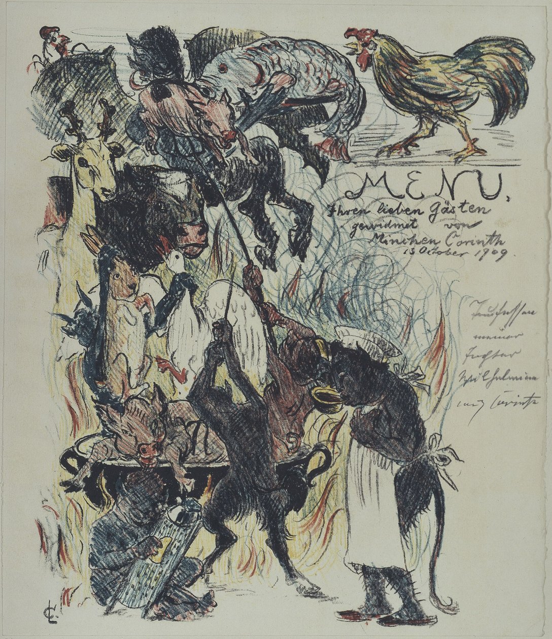 Menu door Lovis Corinth