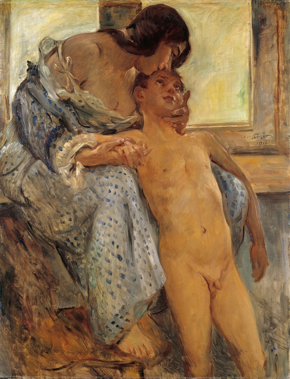 Moederliefde door Lovis Corinth
