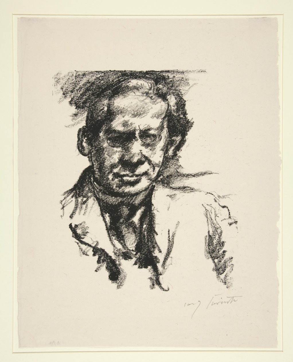 Portret van Arno Holz door Lovis Corinth