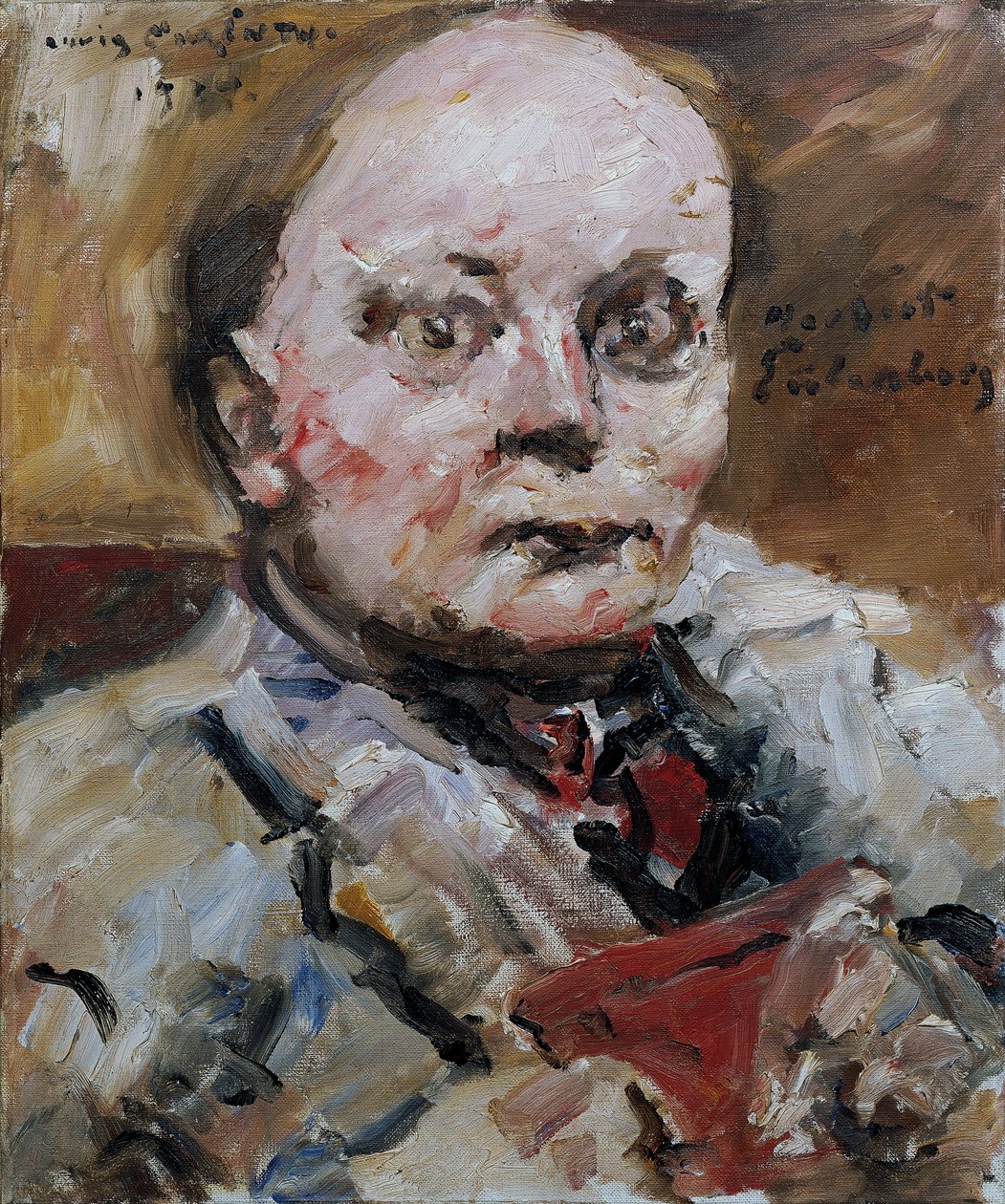 Portret van de dichter Herbert Eulenberg, 1924 door Lovis Corinth