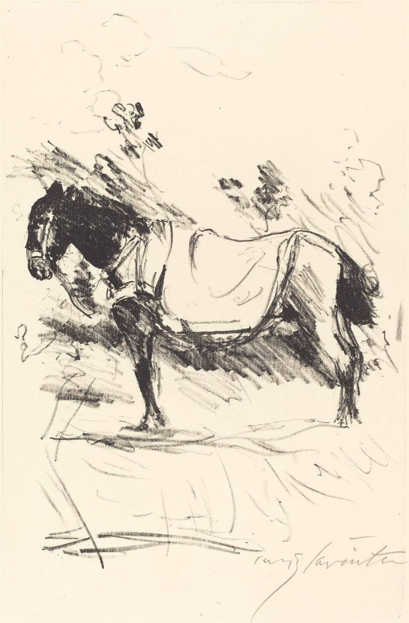 Rijpaard door Lovis Corinth