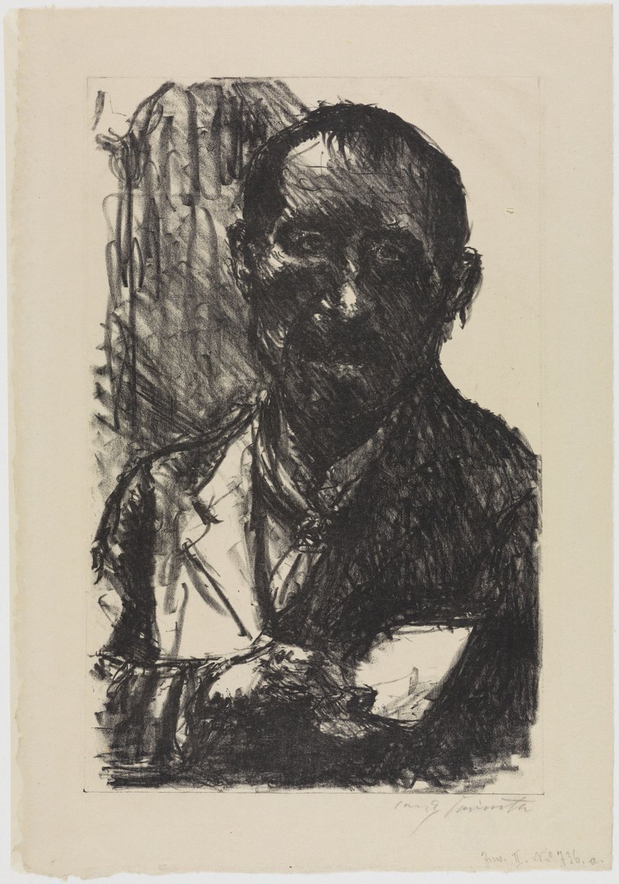 Zelfportret door Lovis Corinth