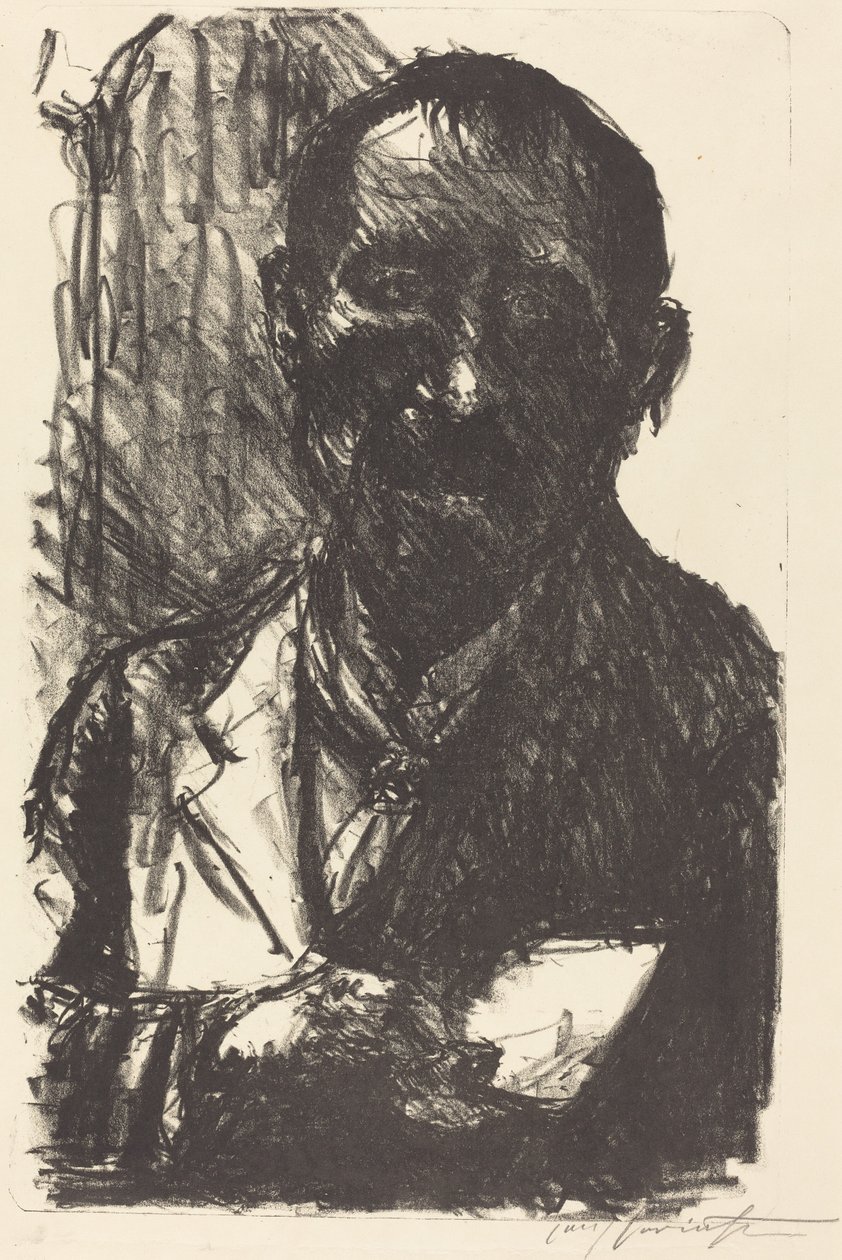 Zelfportret 1919 door Lovis Corinth