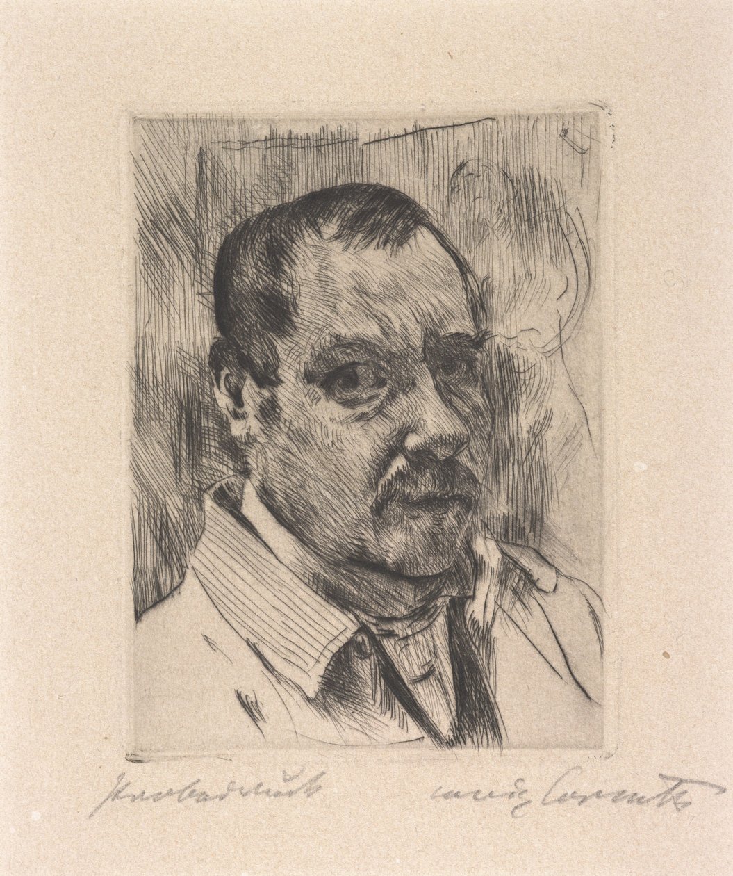 Zelfportret door Lovis Corinth
