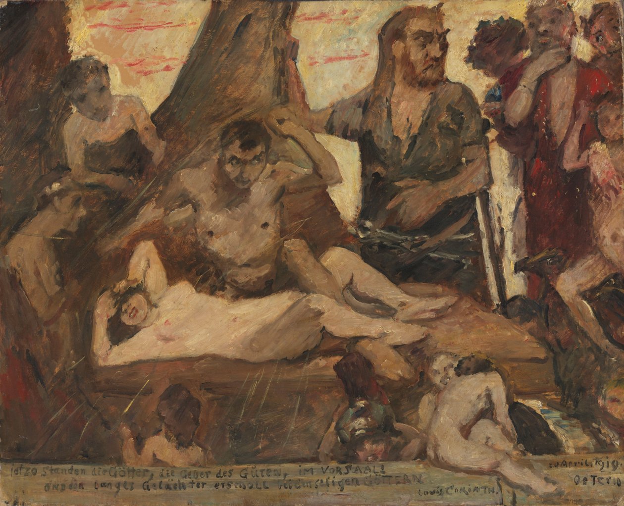 De homerische lach door Lovis Corinth