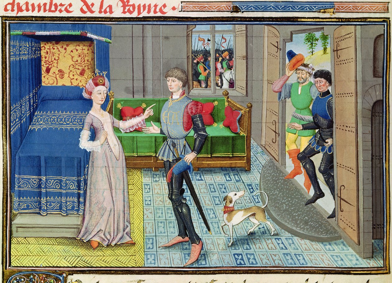 Ms 5072 fol.130v Maugis van Aigremont en Isanne in de Koningin
