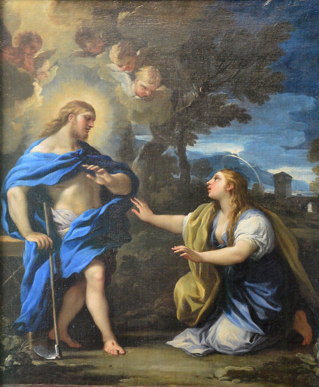 Christus verschijnt aan Magdalena door Luca Giordano