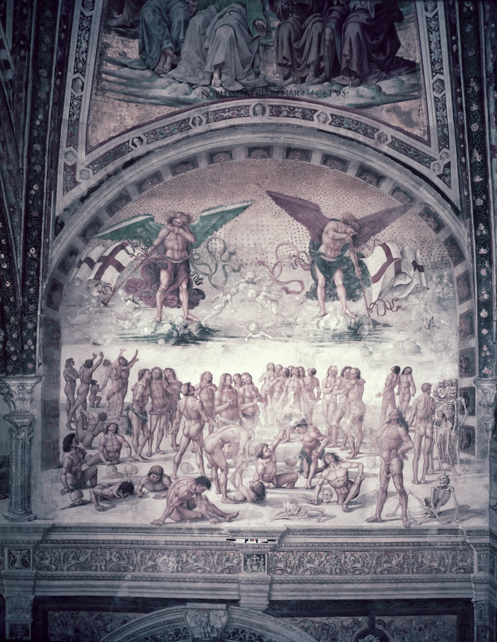 Laatste Oordeel, Opstanding van het Lichaam, 1499-1502 door Luca Signorelli