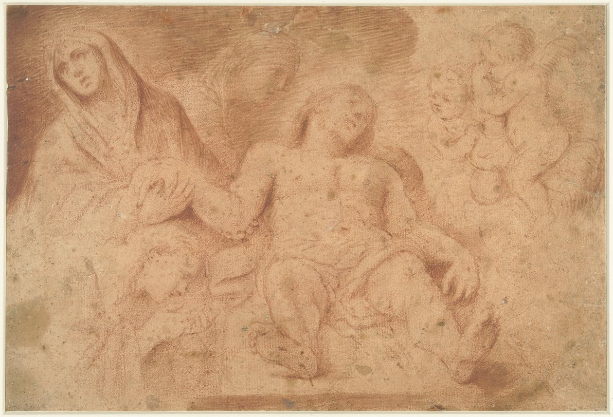 Bewening van Christus door Luca Giordano