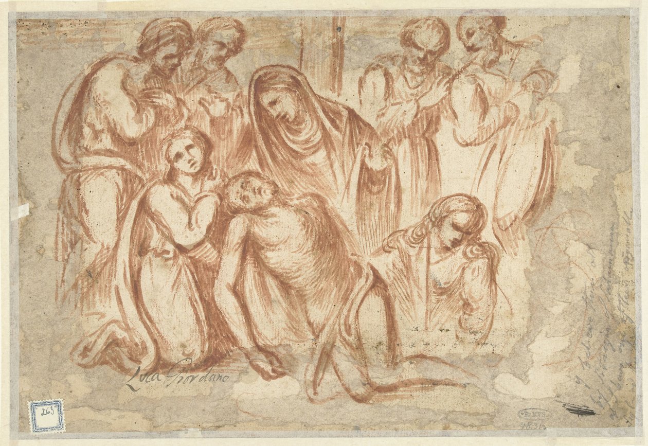 Bewening van Christus door Luca Giordano