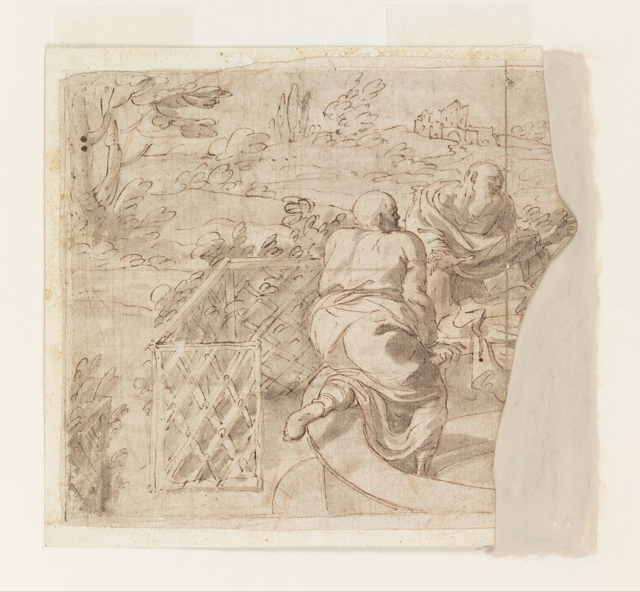 Ontwerp voor Susanna en de Ouderen door Luca Giordano